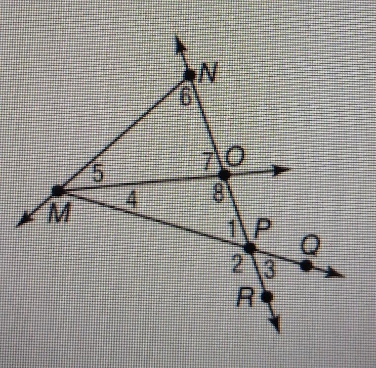 Name the sides of each angle5. 6 6. 27. MOP 8. OMN-example-1