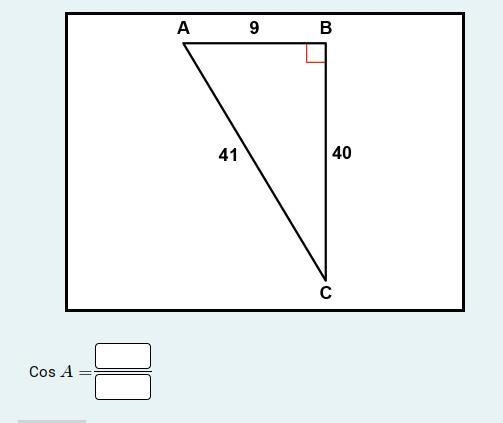 Instructions: Find the value of the trigonometric ratio. Make sure to simplify the-example-1