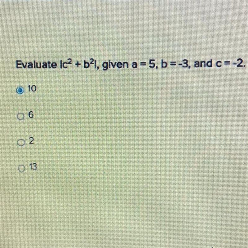 A) 10 B) 6 C) 2 D) 13-example-1