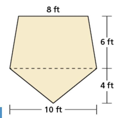 Find the area of the figure.-example-1