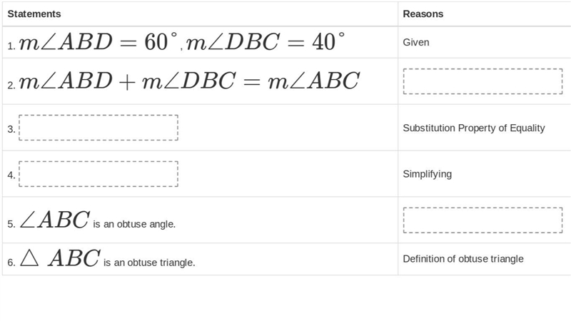 I WILL GIVE BRANIEST Drag a statement or reason to each box to complete this proof-example-2