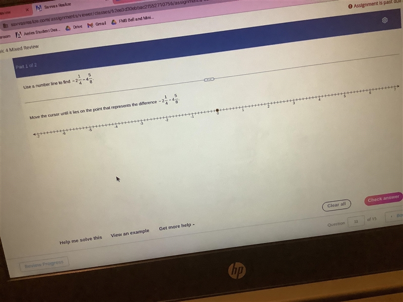 Pls solve this question also solve -2 1/4 - 4 5/8-example-1