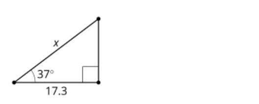 Find the value of x. Round to the nearest tenth. helpppp image included-example-1