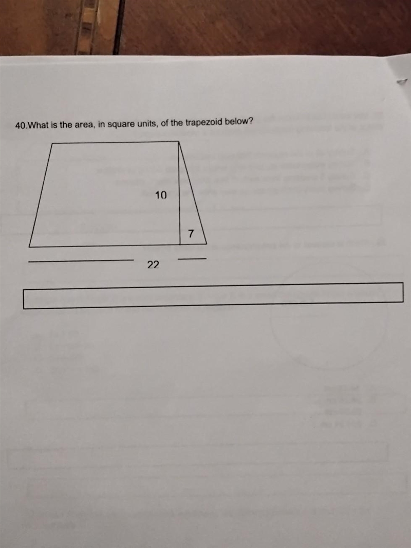 What is the area in the square units of the trapezoid below someone pls help​-example-1