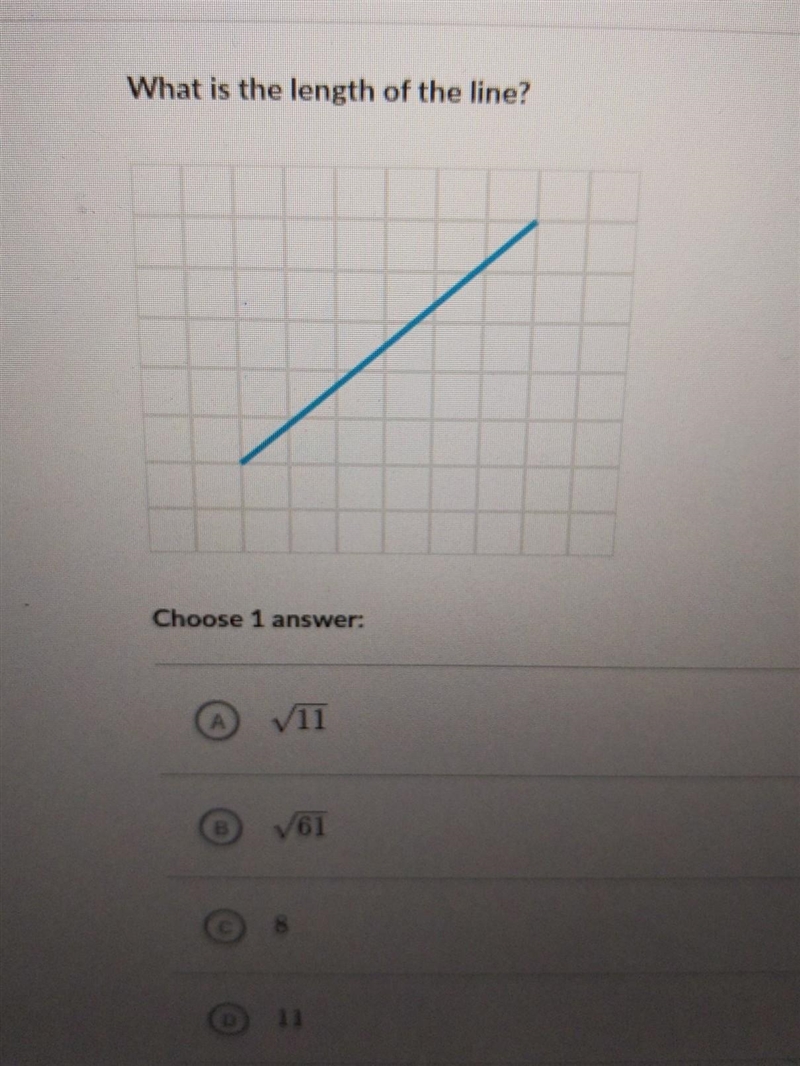 What is the length of the line?​-example-1