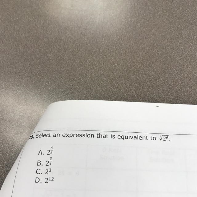 Select an expression that is equivalent to ^8/2^6.-example-1