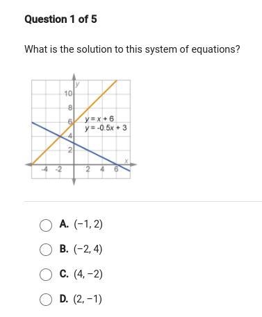 What is the solution to this system of equations?-example-1