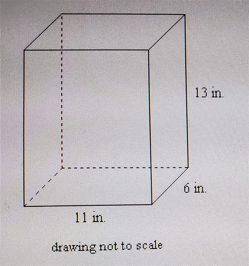 Use a formula to find the surface area of the figure. 13 in. T I ***** 11 in drawing-example-1