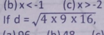 If d=√4×9×16, find the value of d​-example-1