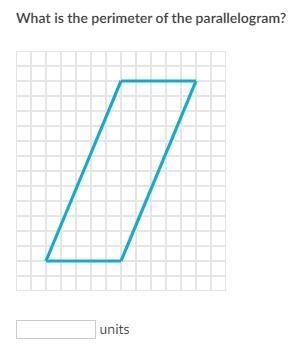 What is the perimeter of the parallelogram?-example-1