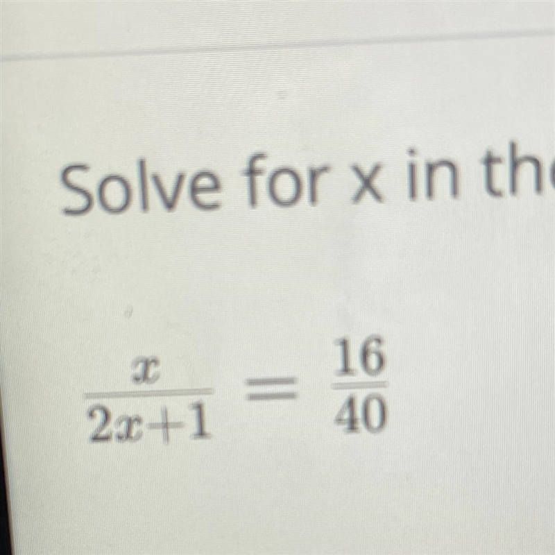 Solve for X in the proportion below please help !!!-example-1