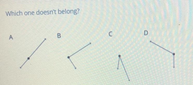 Which one doesn’t belong? A B C D-example-1