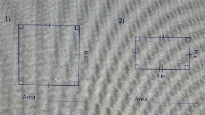 1) the height is 11 ft 2) base is 9 in and the height is 3 in I just need to know-example-1