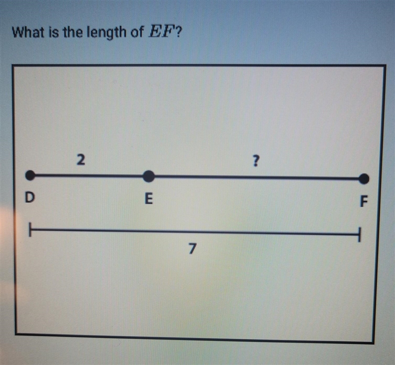 What is the length of EF? (Giving 45 points, please hurry!) ​-example-1