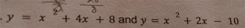 Pls help I need help due in 30 mins!!!!​ Find solution (intersection)-example-1