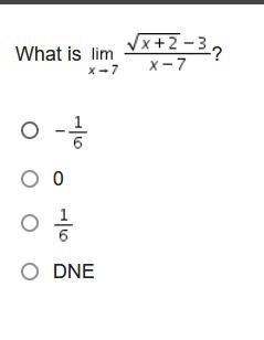 What is lim x -> 7 ... (see image)-example-1