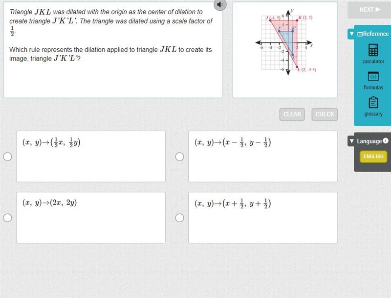 Really need help with Dilations in the Coordinate Plane-example-1