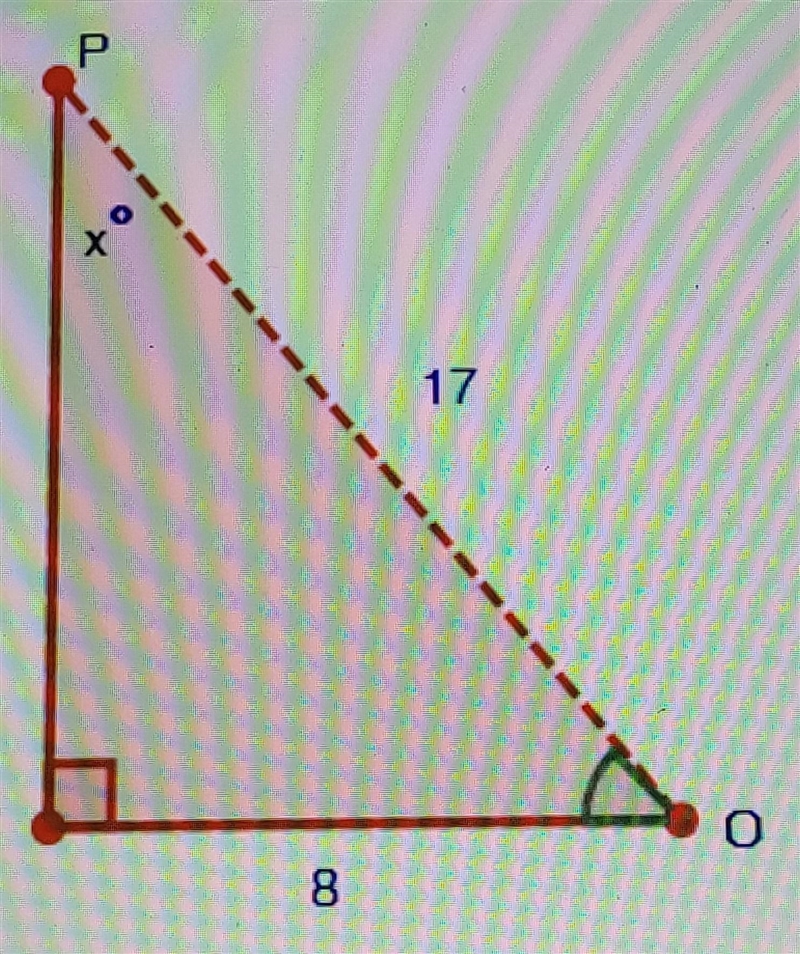 PLEASE HELP ASAP!!!! Find the measure of angle x. Round your answer to the nearest-example-1