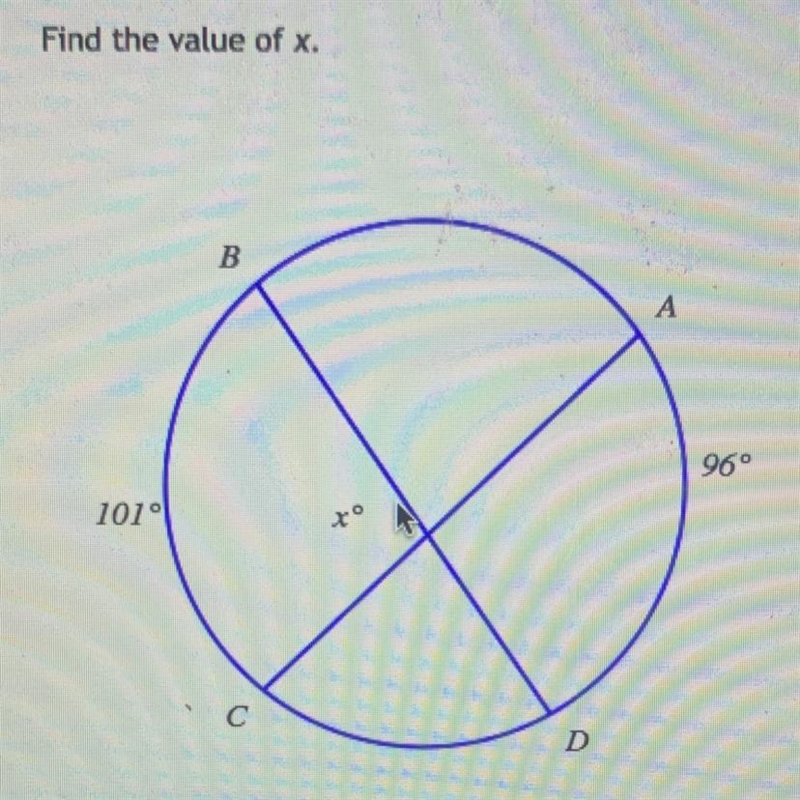 Find the value of x. Circles!!-example-1