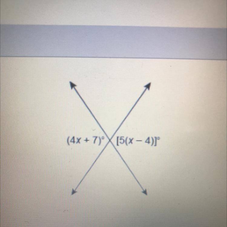 What is the value of x? Enter your answer in the box. X =-example-1