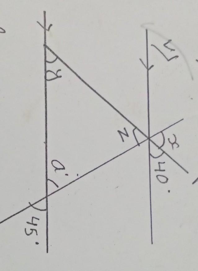 Find the value of x,y and z​-example-1