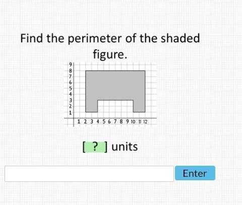 Find the perimeter of the shaded figure. PLS ASAP-example-1