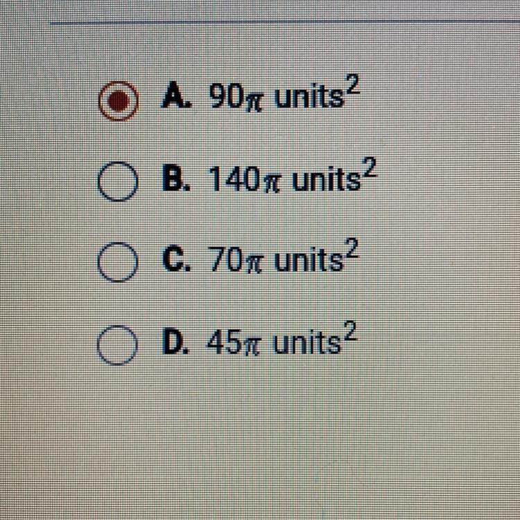 A right cylinder has a radius of 5 and a height of 9. What is its surface area? O-example-1