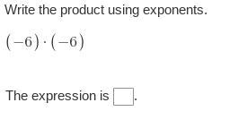 Write the product using exponents.-example-1