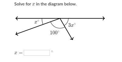 Unknown angle problems (with algebra)-example-1