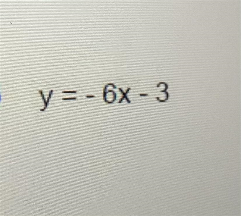 What’s the slope and y - intercept of this equation ?-example-1