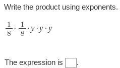 Question 2. write the product using exponents-example-1