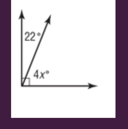 I need help with a geometry triangle problem, the question is, find the value of x-example-1