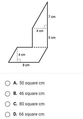 This composite figure is made up of three similar shapes. what is the area of the-example-1