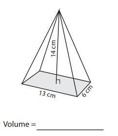 I NEED HELP! Find the volume. Thanks!-example-1