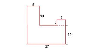 What is the area of the polygon given below? A. 378 sq. units B. 580 sq. units C. 756 sq-example-1