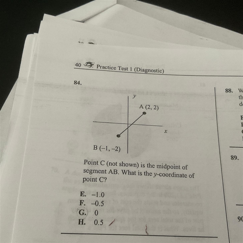 Point c is the midpoint of segment AB. What is the y-coordinate of point C?-example-1