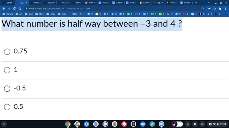 What number is halfway between –3 and 4 ?-example-1