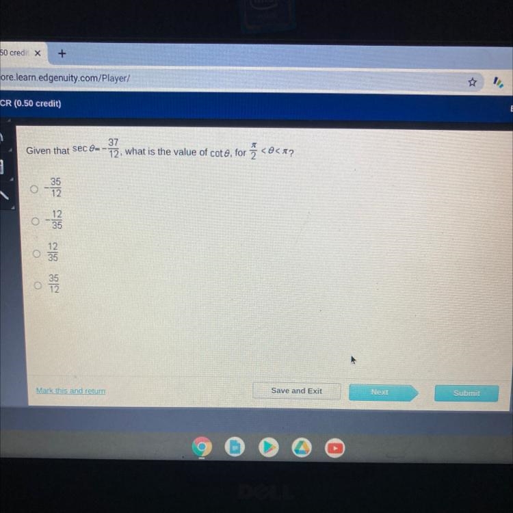 Given that sece3712, what is the value of cote, for 2-example-1