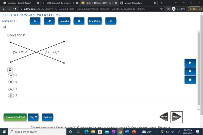 Solve for X ...................-example-1