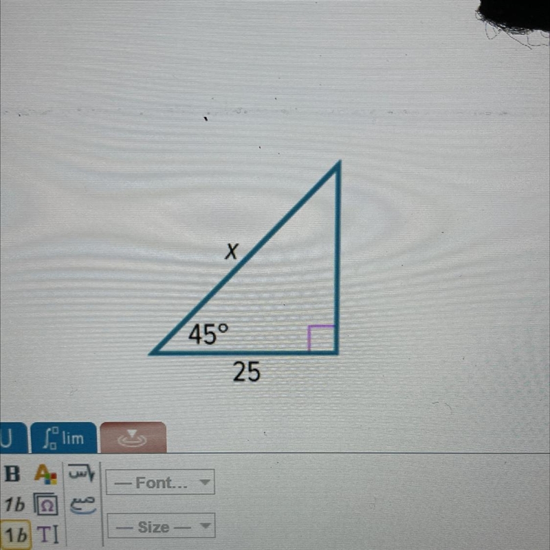 Find the value of X-example-1