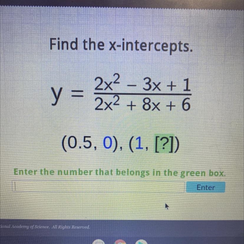 Enter the number that belongs in the green box.-example-1