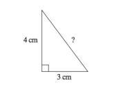 It says ( Find the length of the hypotenuse ) ~ Pls? Thanks!-example-1