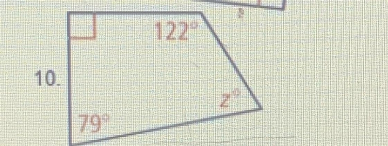 Find the measure of the missing angle-example-1