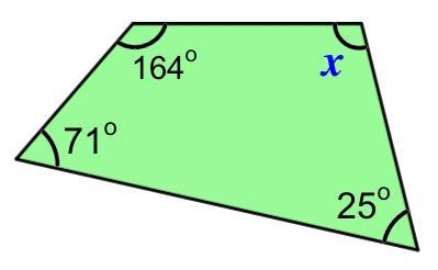 Find the value of the unknown angle x. The diagram is not drawn to scale. Please help-example-1