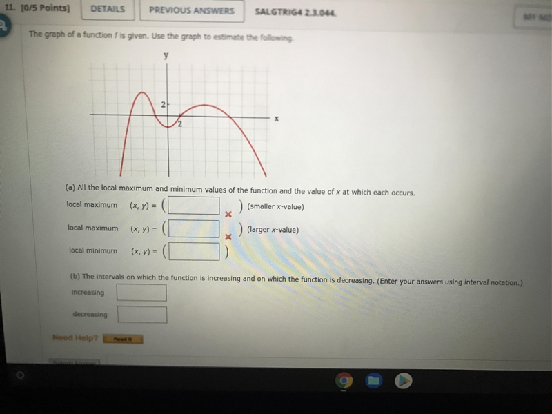 The graph of a function f is given.-example-1