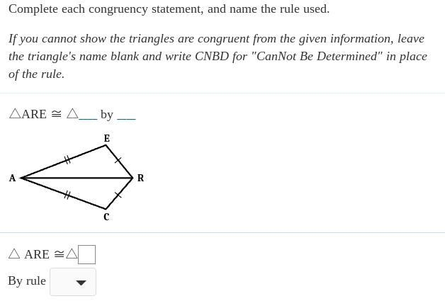 Hi guys, Can anyone help me with my geometry. I'm stuck and need this turned in in-example-2