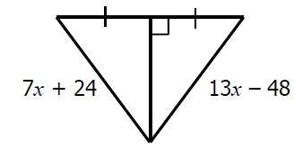 Solve for X in picture 1 (Triangle). Then solve for X in picture 2 (Paper airplane-example-1