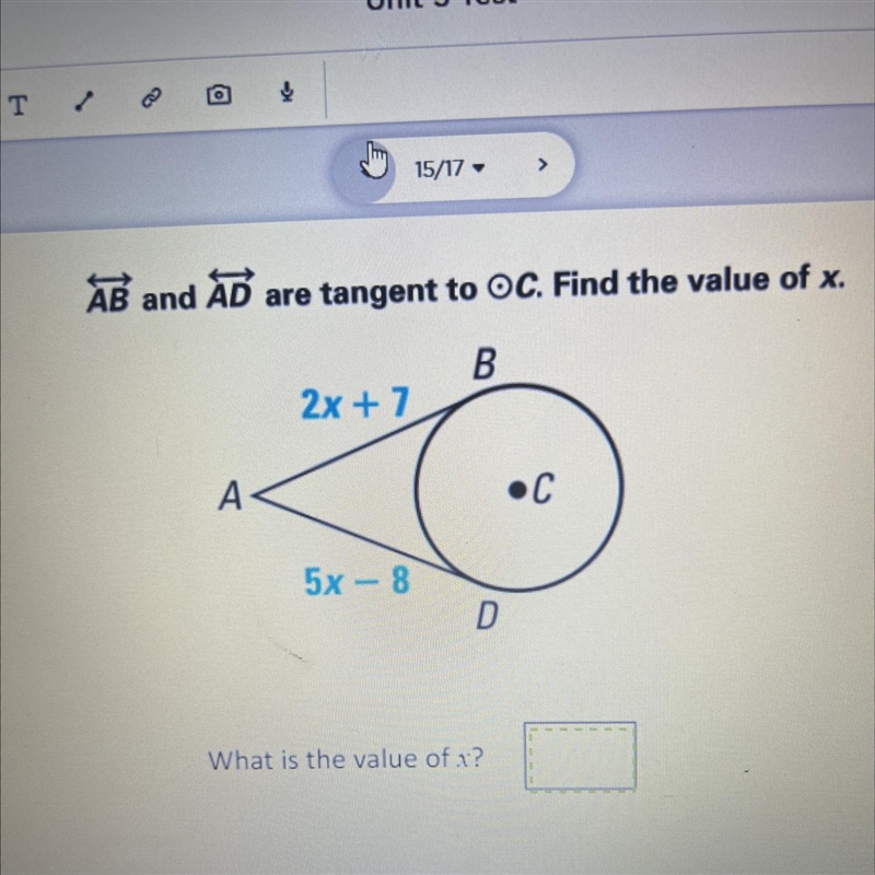 What is the value of x???-example-1