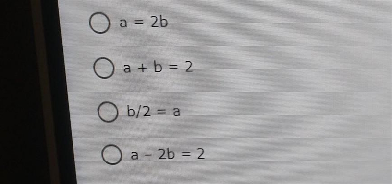 write the following statements as an algebraic expression or equation.you have twice-example-1