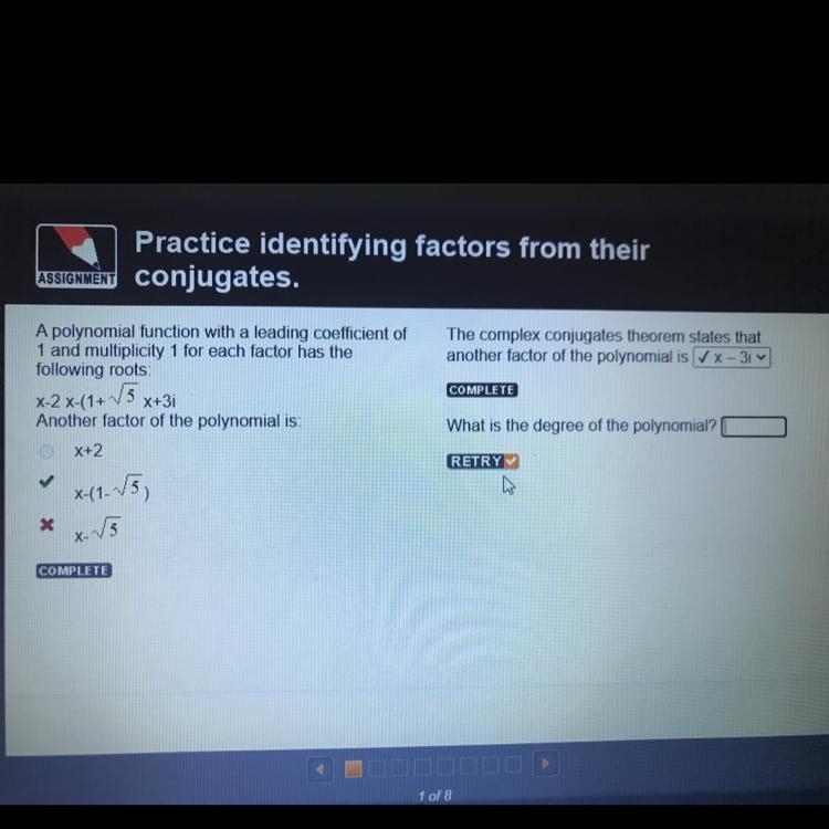 ANSWER FAST PLEASE what is the degree of the polynomial-example-1